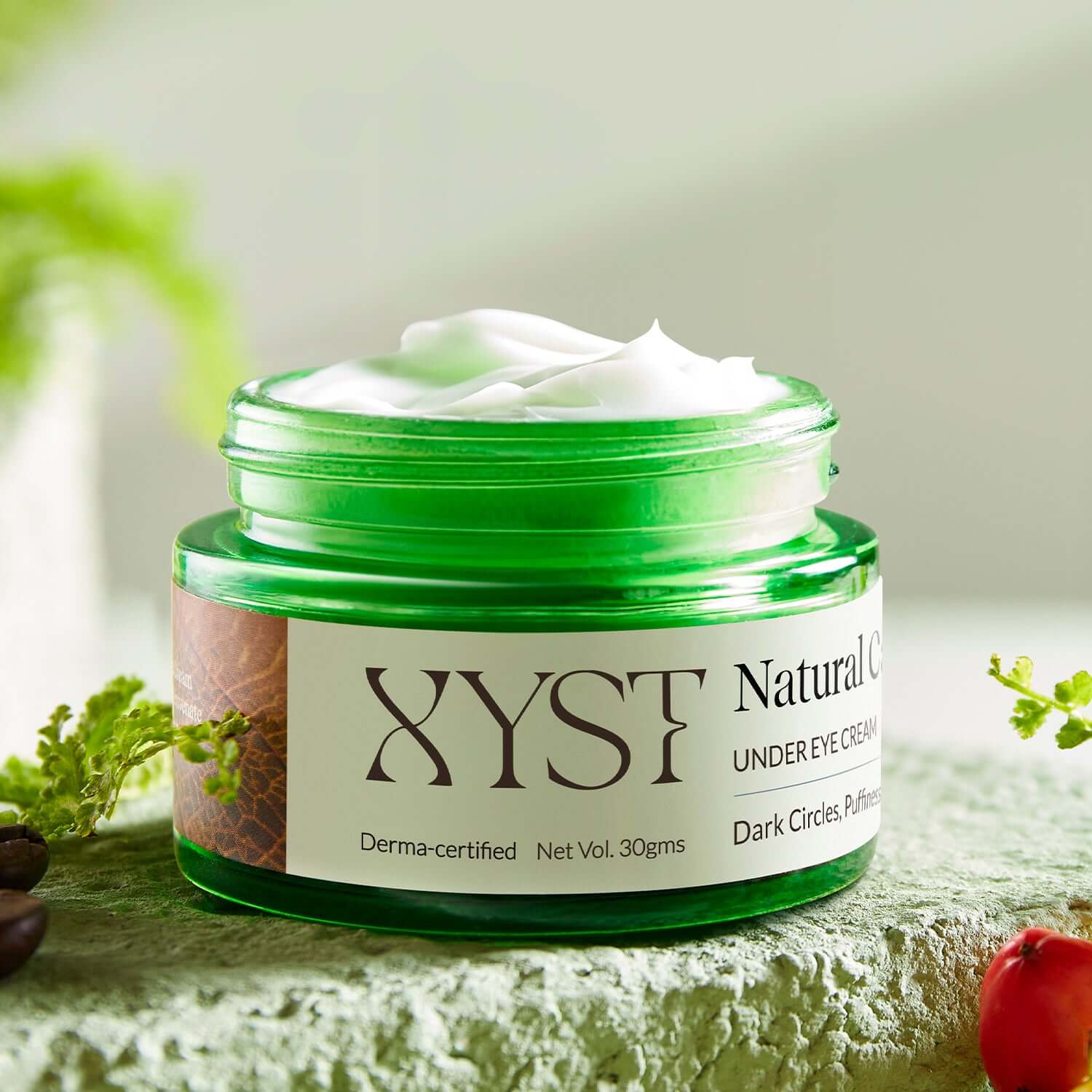 Natural Caffeine Under Eye Cream For Dark Circles & Puffiness