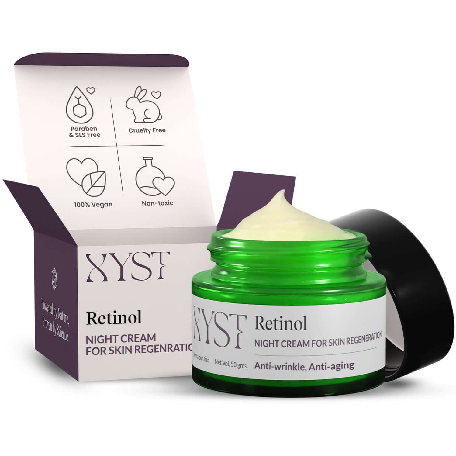 Buy Retinol Night Cream for Anti-Aging & Wrinkles - 1% Liposomic