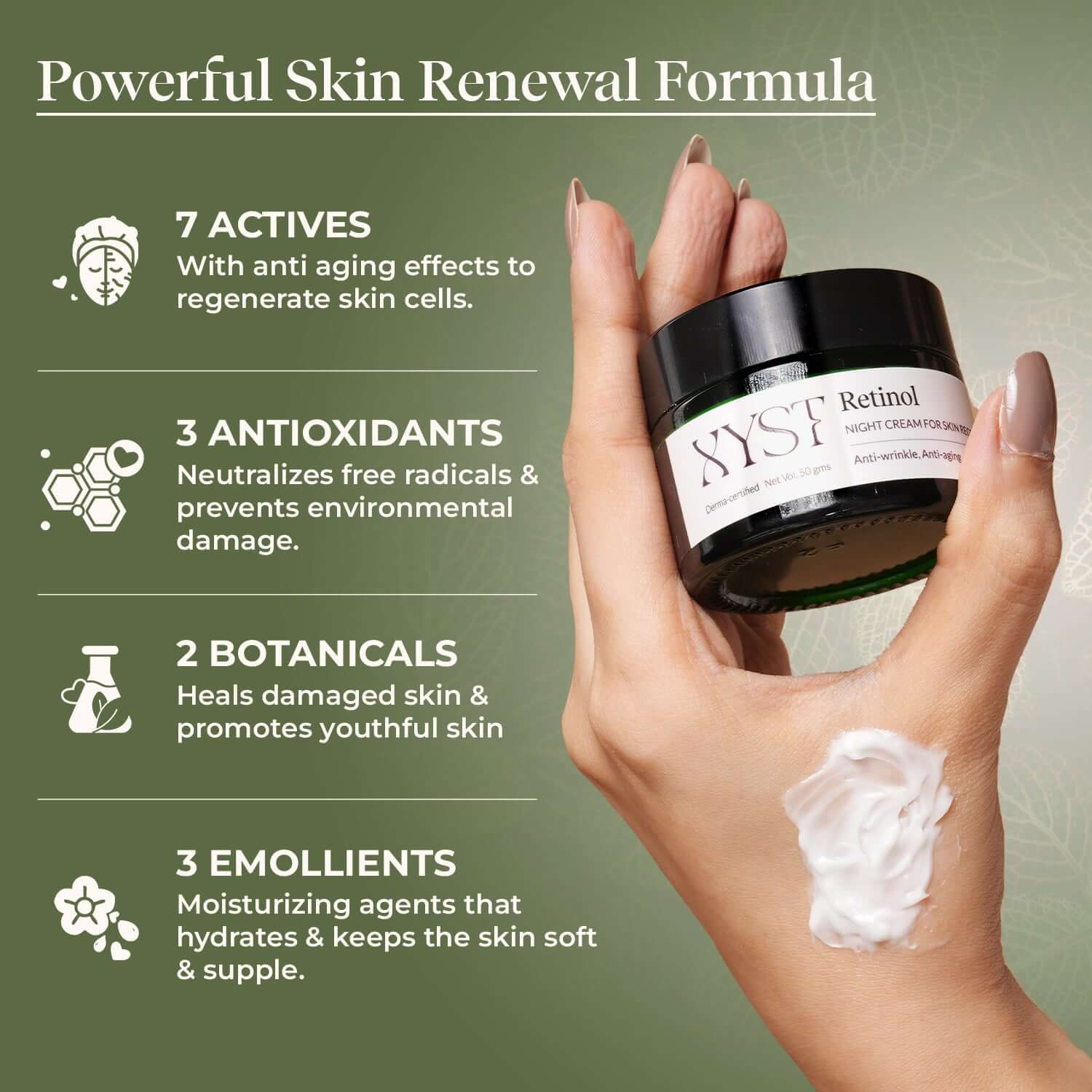 Buy Retinol Night Cream for Anti-Aging & Wrinkles - 1% Liposomic