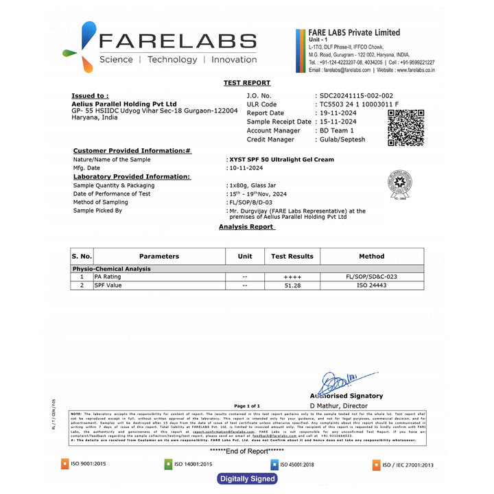Ultralight SPF 50 PA++++ Broad-spectrum Sunscreen UVA/UVB/UDA